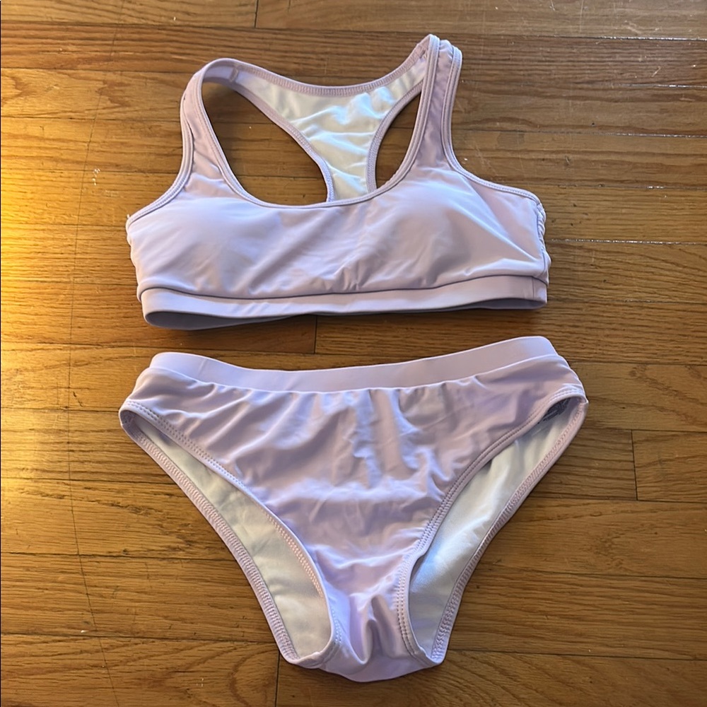 Lavender Kids Swim Bikini Set